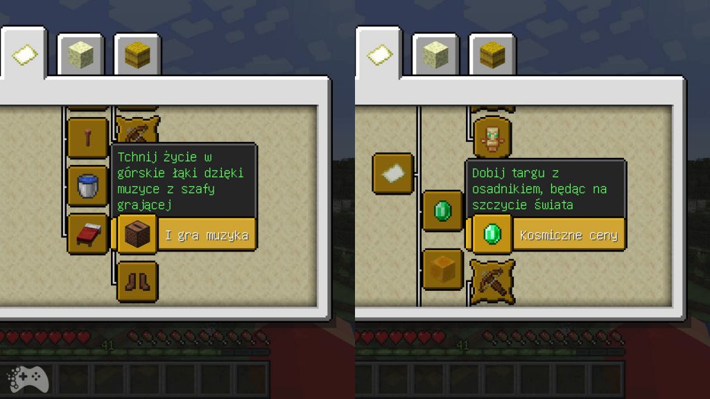 Nowe achivmenty w Minecraft 1.18