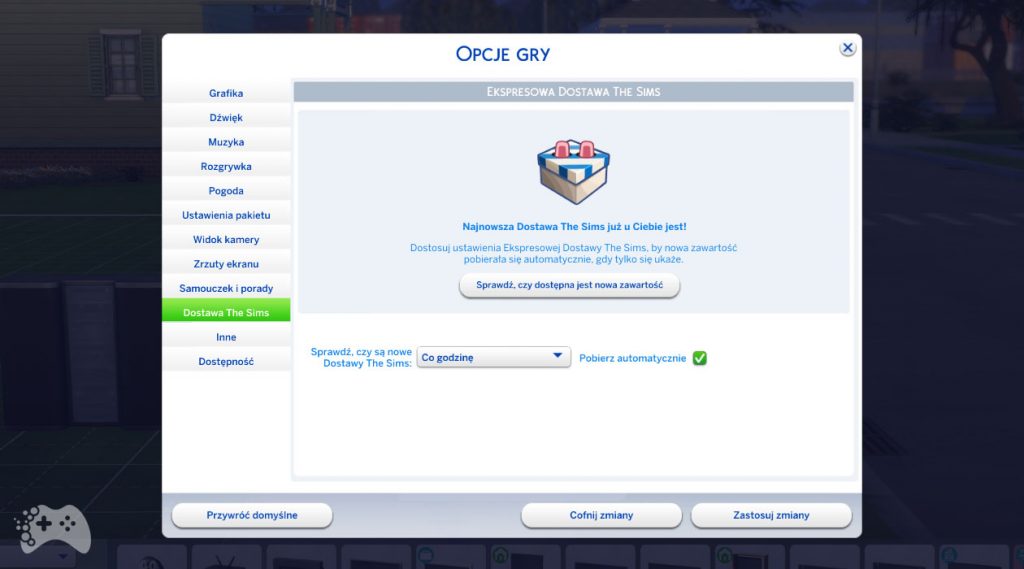 Przegląd aktualizacja The Sims 4 listopad 2021