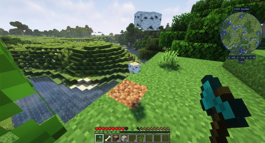 Włączony Timber Mod Minecraft 1.17+