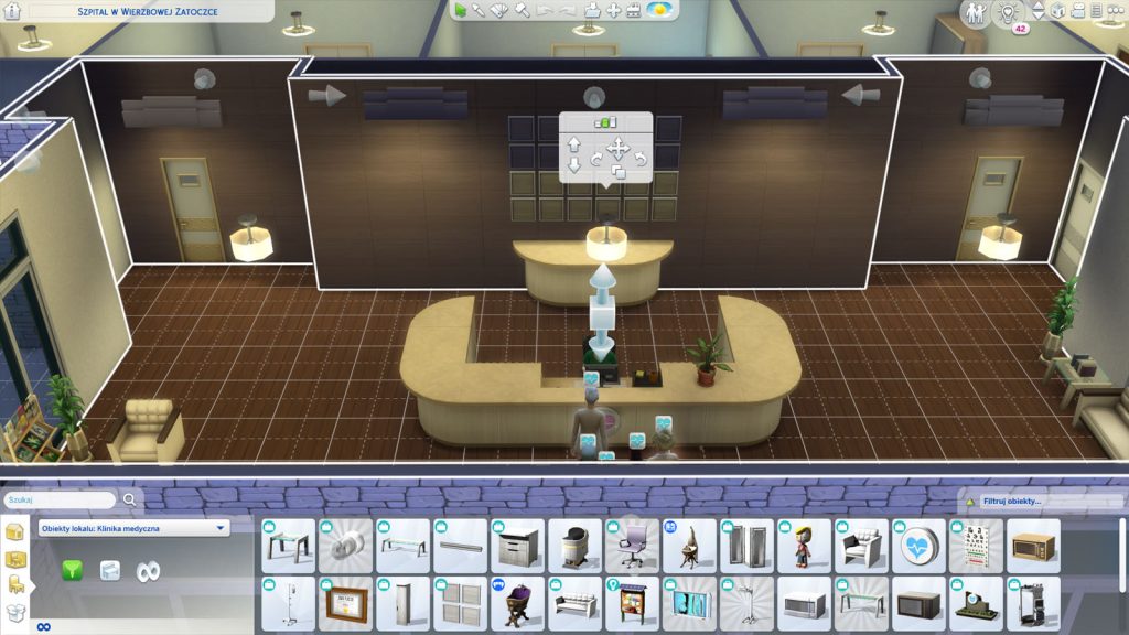 jak zbudować szpital w the sims 4