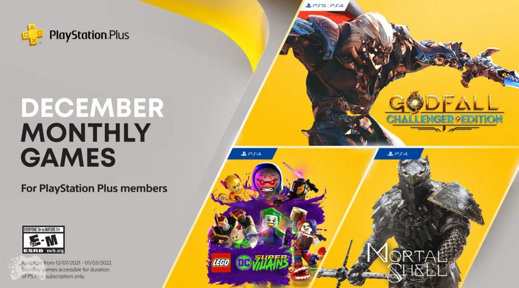 lista gier playstation plus grudzień 2021