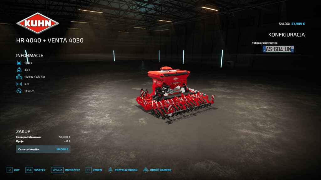 Siewnik Kuhn HR 4040 + Venta 4030