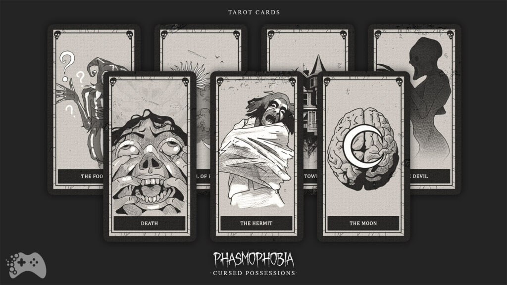 karty tarota Phasmophobia