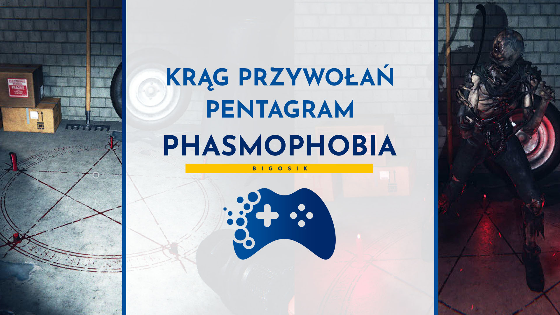 Krąg przywołań pentagram Phasmophobia