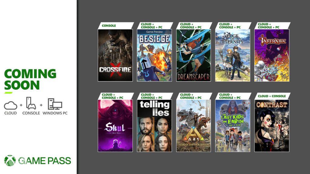 Lista gier Xbox Game Pass luty 2022