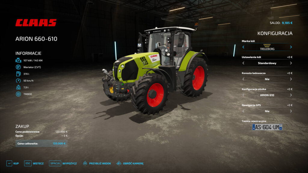 Mody do Farming Simulator 22: Claas Arion 600