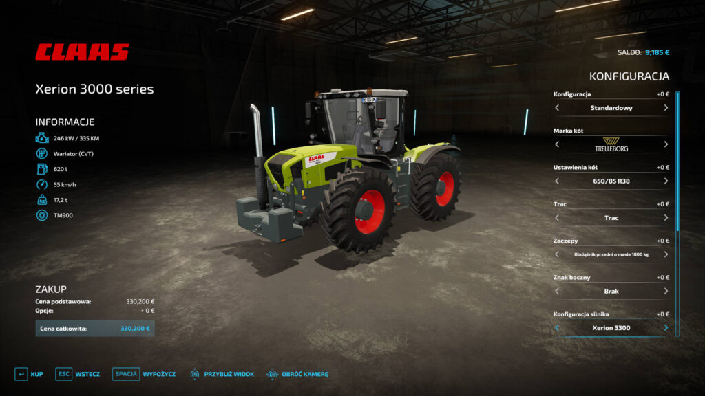 Mody do Farming Simulator 22: Claas Xerion 3000