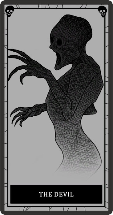 The devil karty tarota Phasmophobia