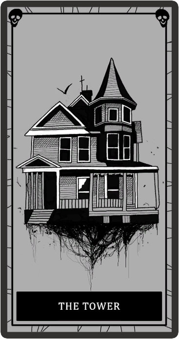 The tower karty tarota Phasmophobia