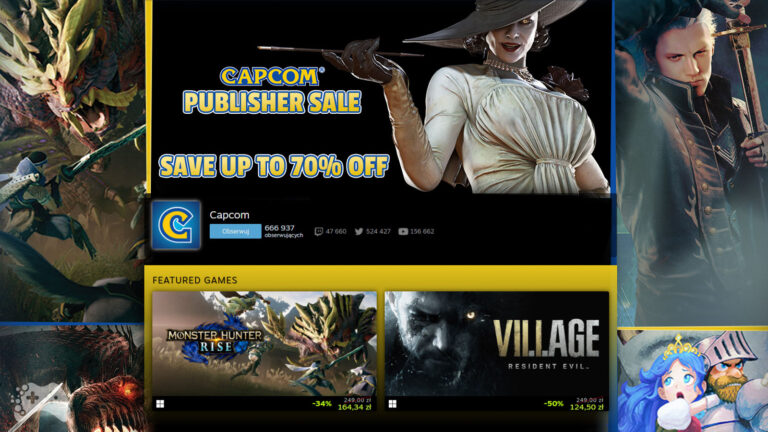 capcom wyprzedaż wydawcy na steam