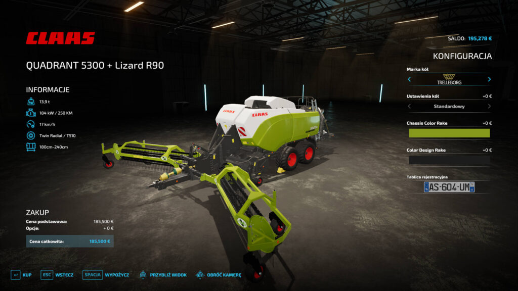 claas quadrant 5300 mody claas do fs 22