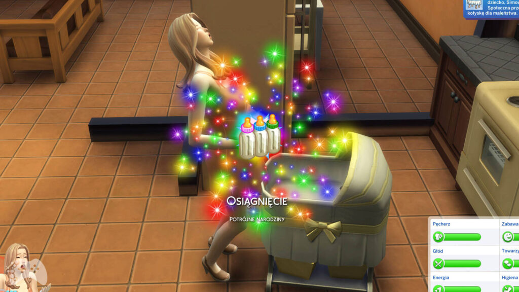 czy da sie miec trojaczki w the sims 4