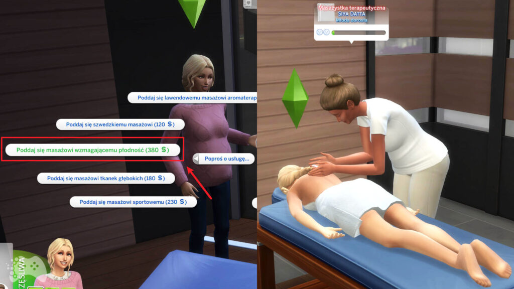 jak urodzić bliźniaki w the sims 4