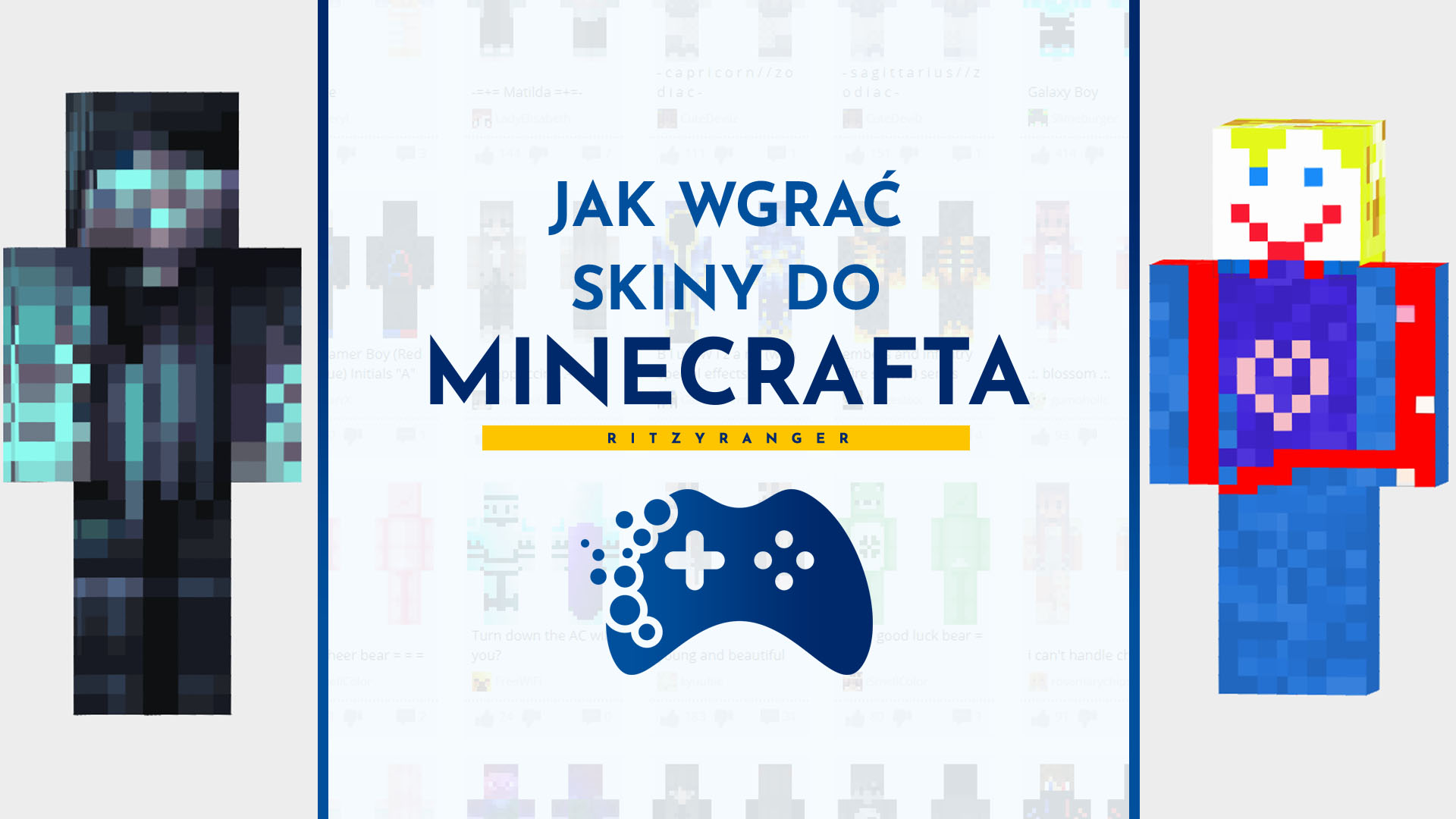 jak wgrać skiny do Minecrafta