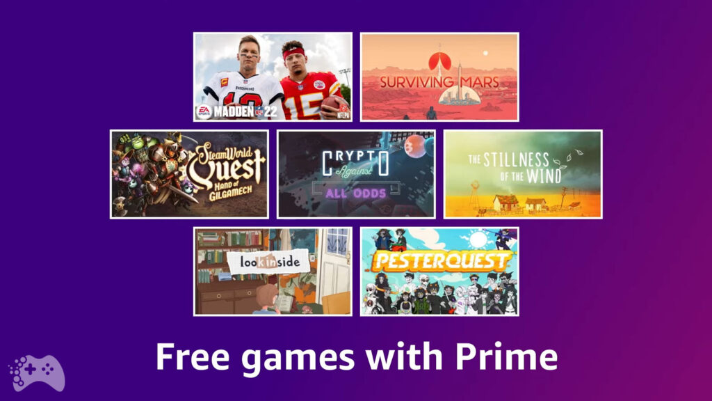 Lista gier amazon prime gaming marzec 2022