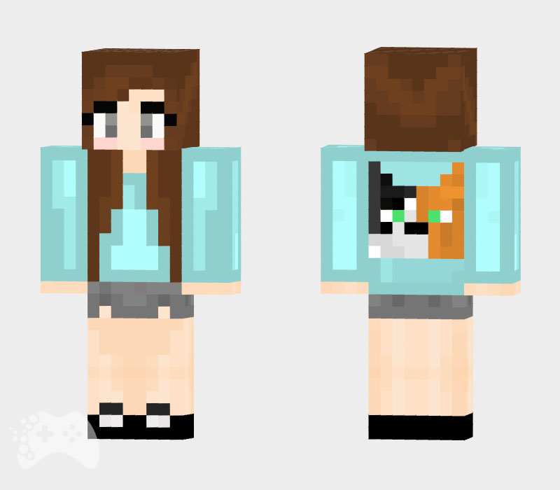najpopularniejsze skiny Minecraft kitty cat girl