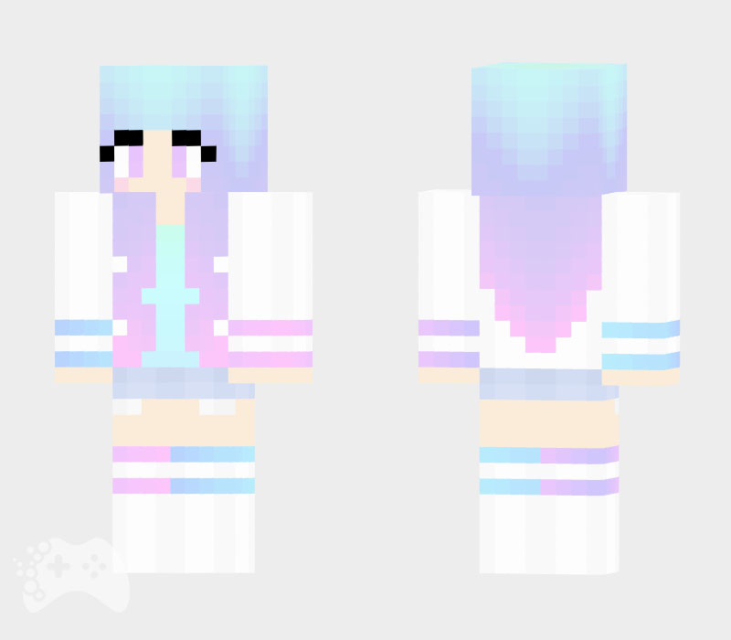 najpopularniejsze skiny Minecraft pastelowa dziewczyna