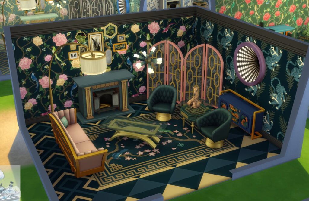 nowa kolekcja the sims 4 wnętrza z przepychem