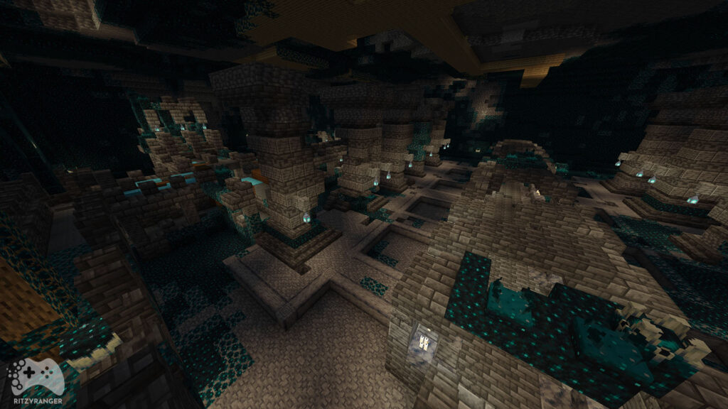 Starożytne miasto Deep Dark Minecraft 1.19