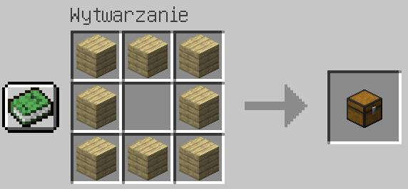 tworzenie skrzyni Minecraft