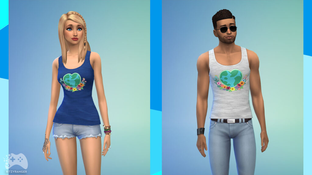 Nowa bluzka ekspresowa dostawa The Sims 4