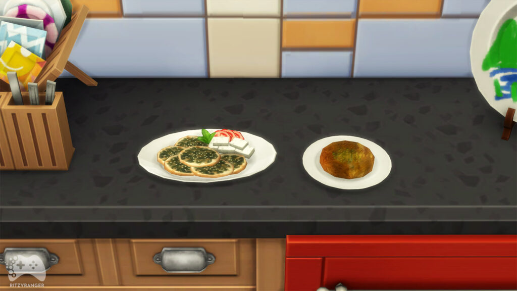 Nowe potrawy ekspresowa dostawa The Sims 4