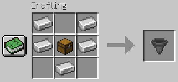jak zrobić lej w minecraft