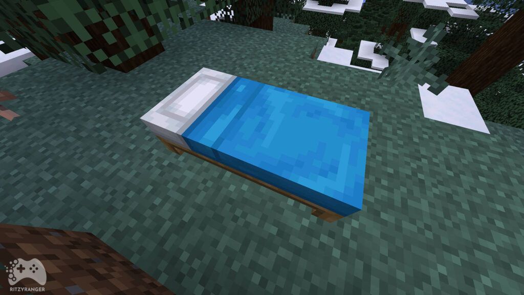 łóżko minecraft