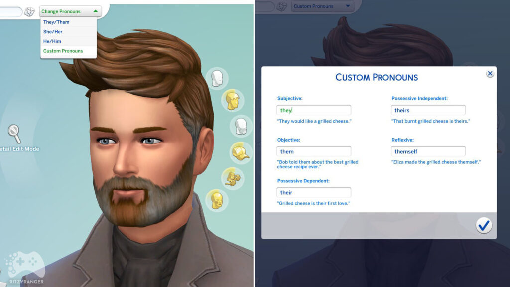 Niestandardowe zaimki aktualizacja the sims 4 maj 2022