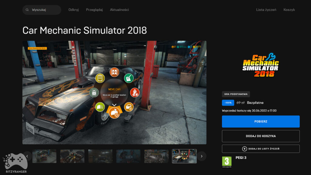 Car Mechanic Simulator 2018 za darmo jak pobrać