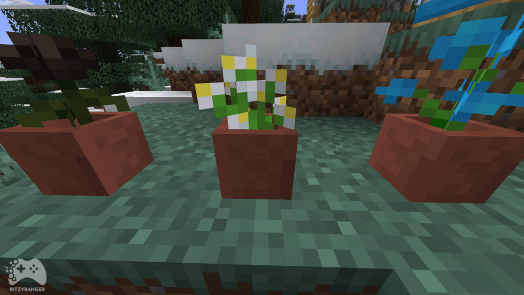 doniczka w Minecrafcie