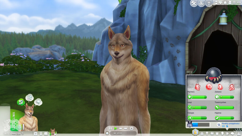Jak zmienić się w wilkołaka the sims 4