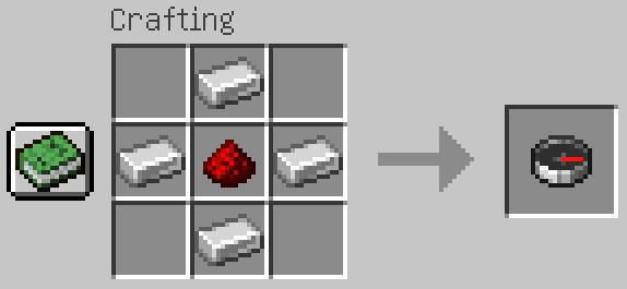 jak zrobić kompas Minecraft receptura