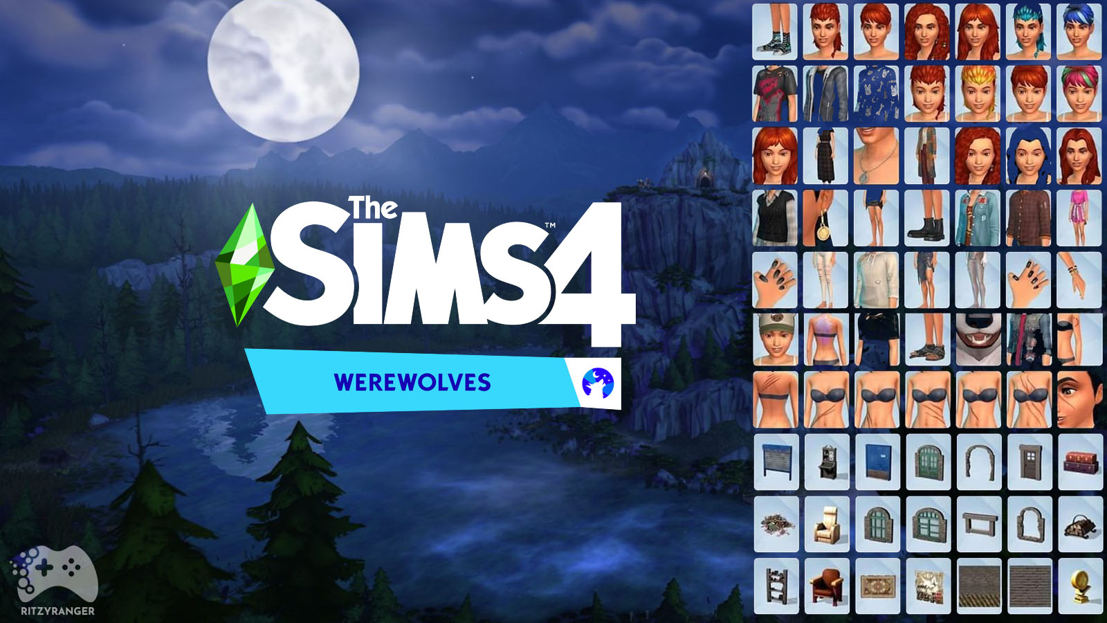 Oto obiekty i ubrania z The Sims 4 Wilkołaki
