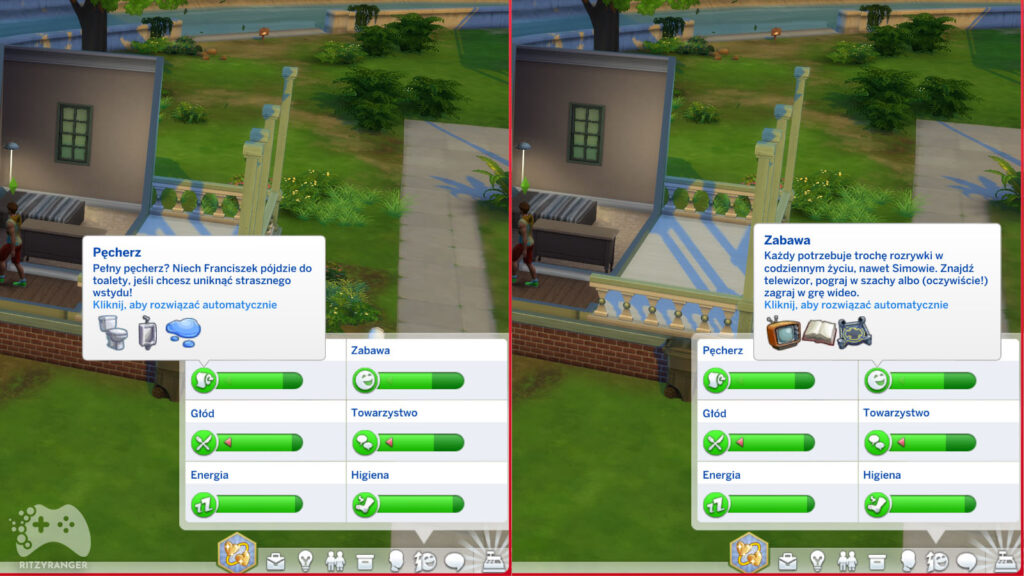 jak zaspokoić potrzeby w the sims 4