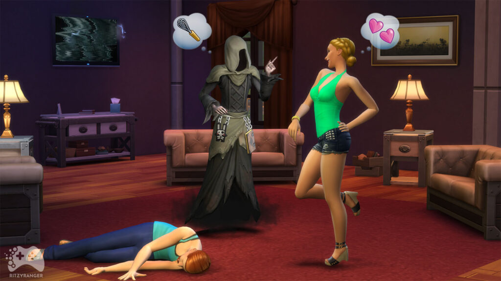 kod na śmierć the sims 4
