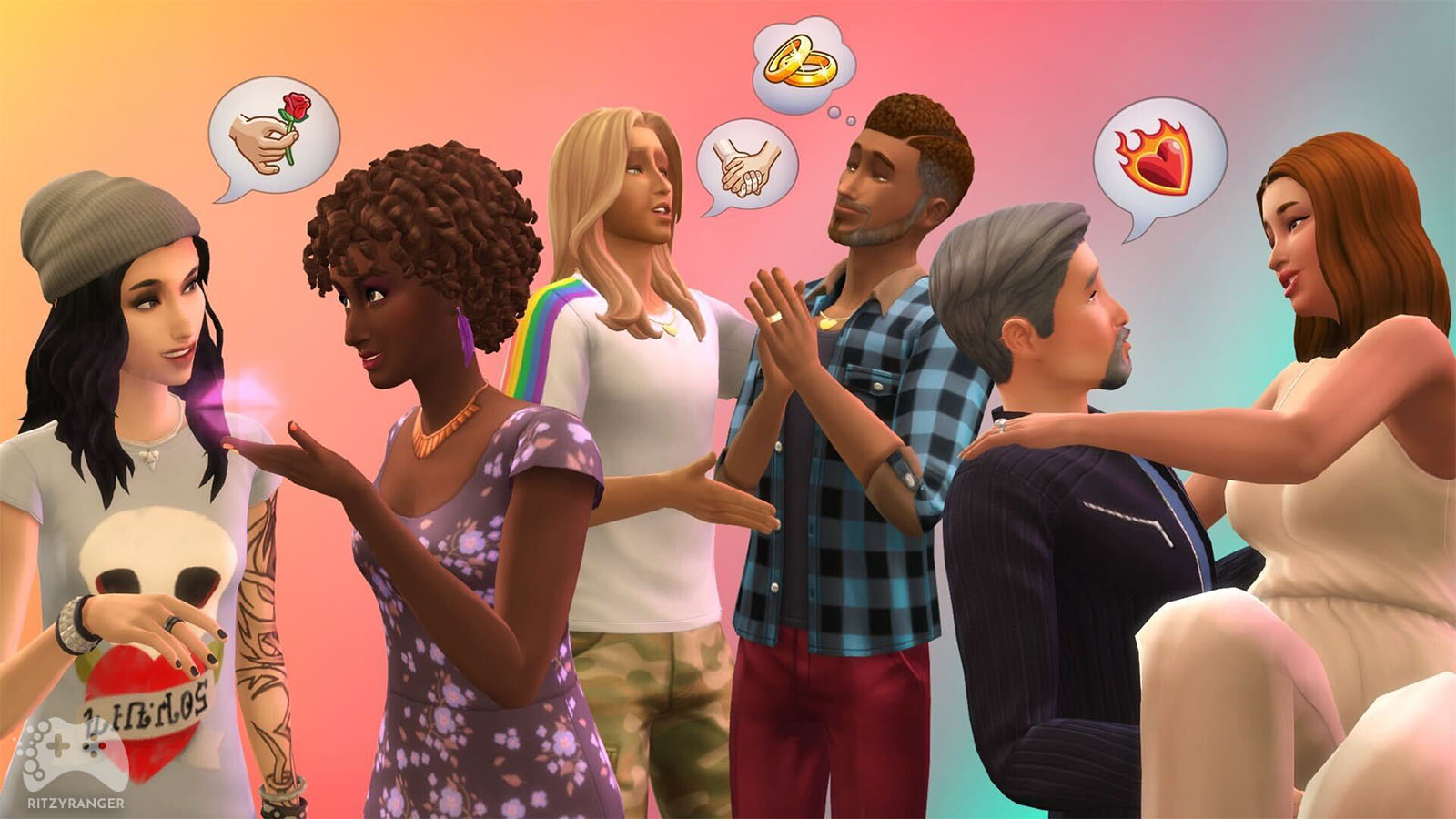Orientacja seksualna w lipcowej aktualizacja the sims 4