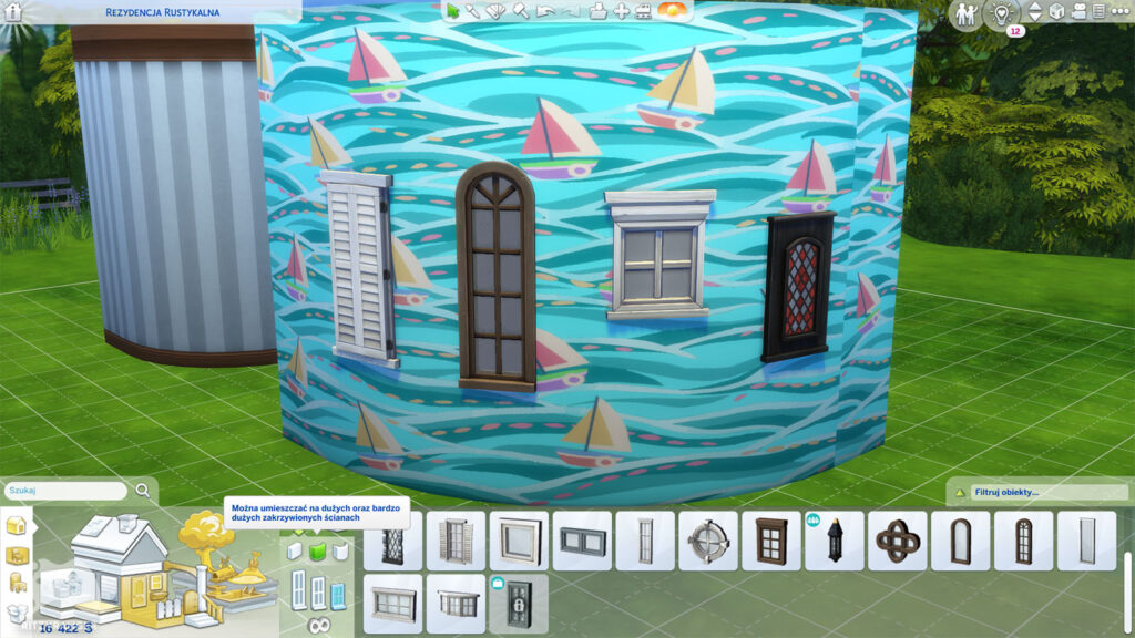Zakrzywione ściany aktualizacja the sims 4 lipiec 2022
