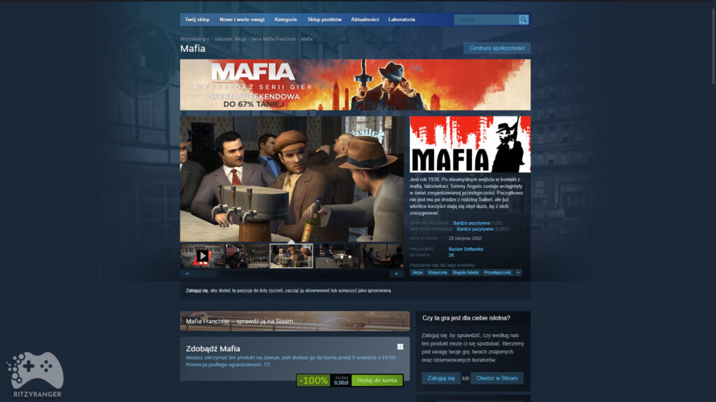 Mafia gra do pobrania za darmo