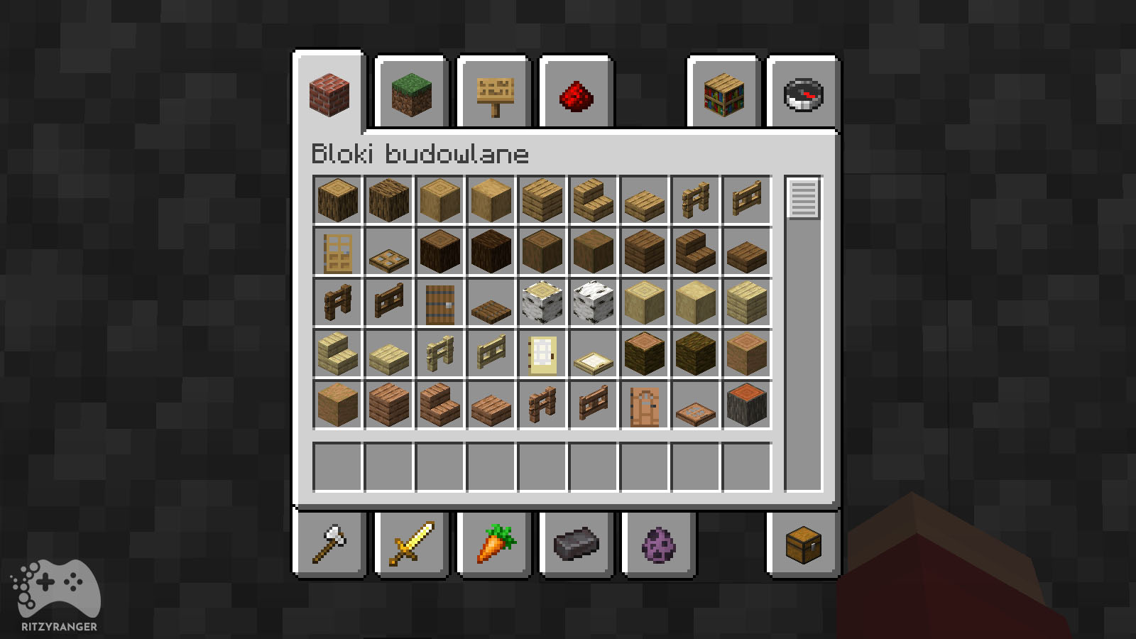 Bloki budowlane Minecraft Snapshot 22w42a