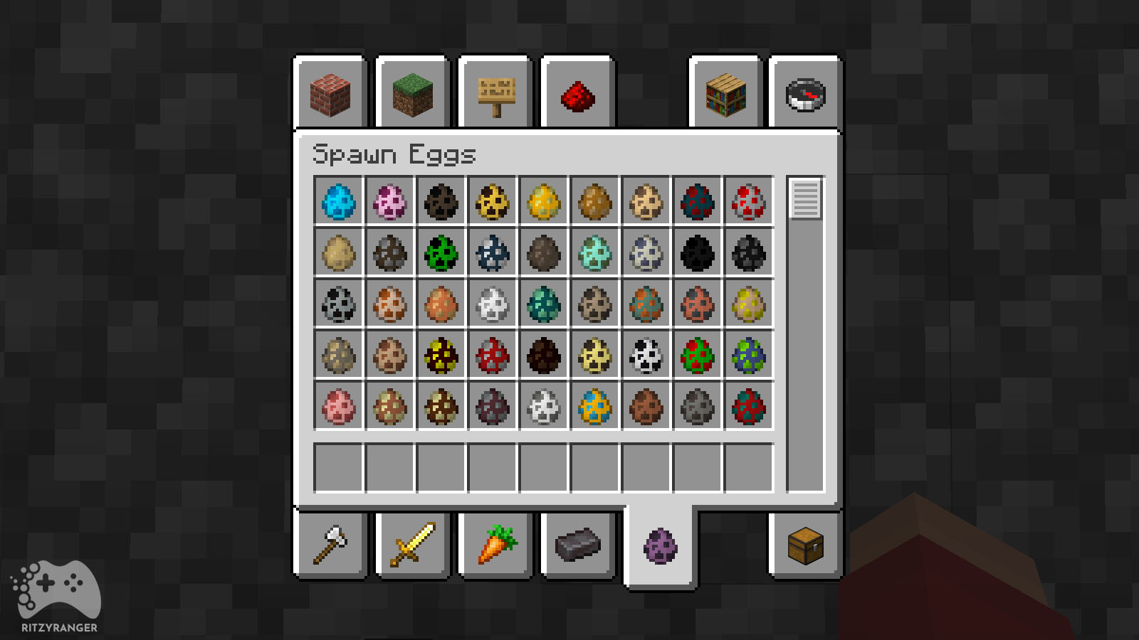 Jajka spawnujące Minecraft Snapshot 22w42a