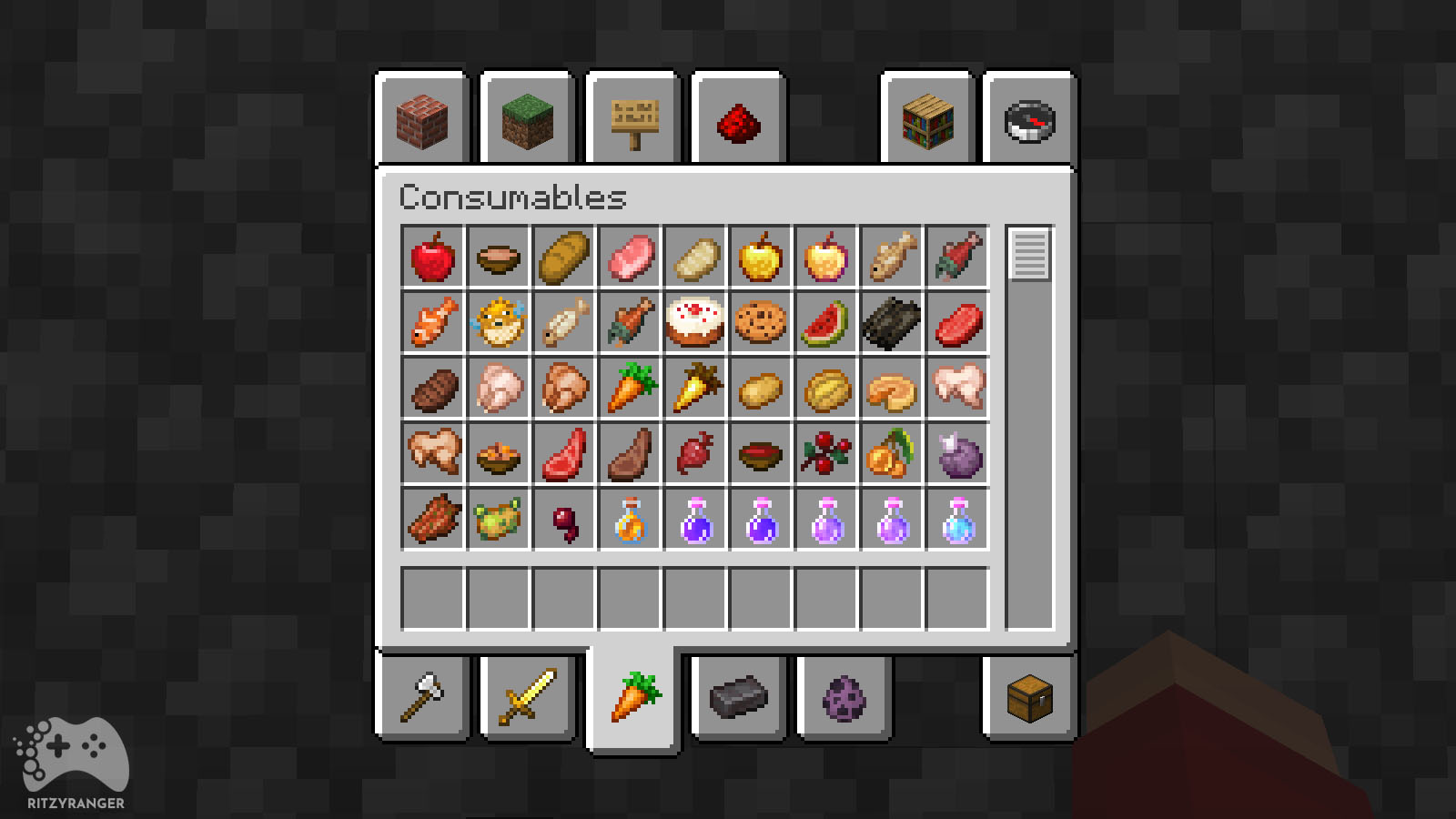 Jedzenie Minecraft Snapshot 22w42a