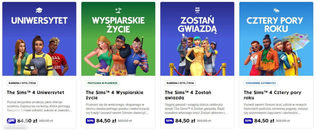 Nowy wygląd okładek The Sims 4