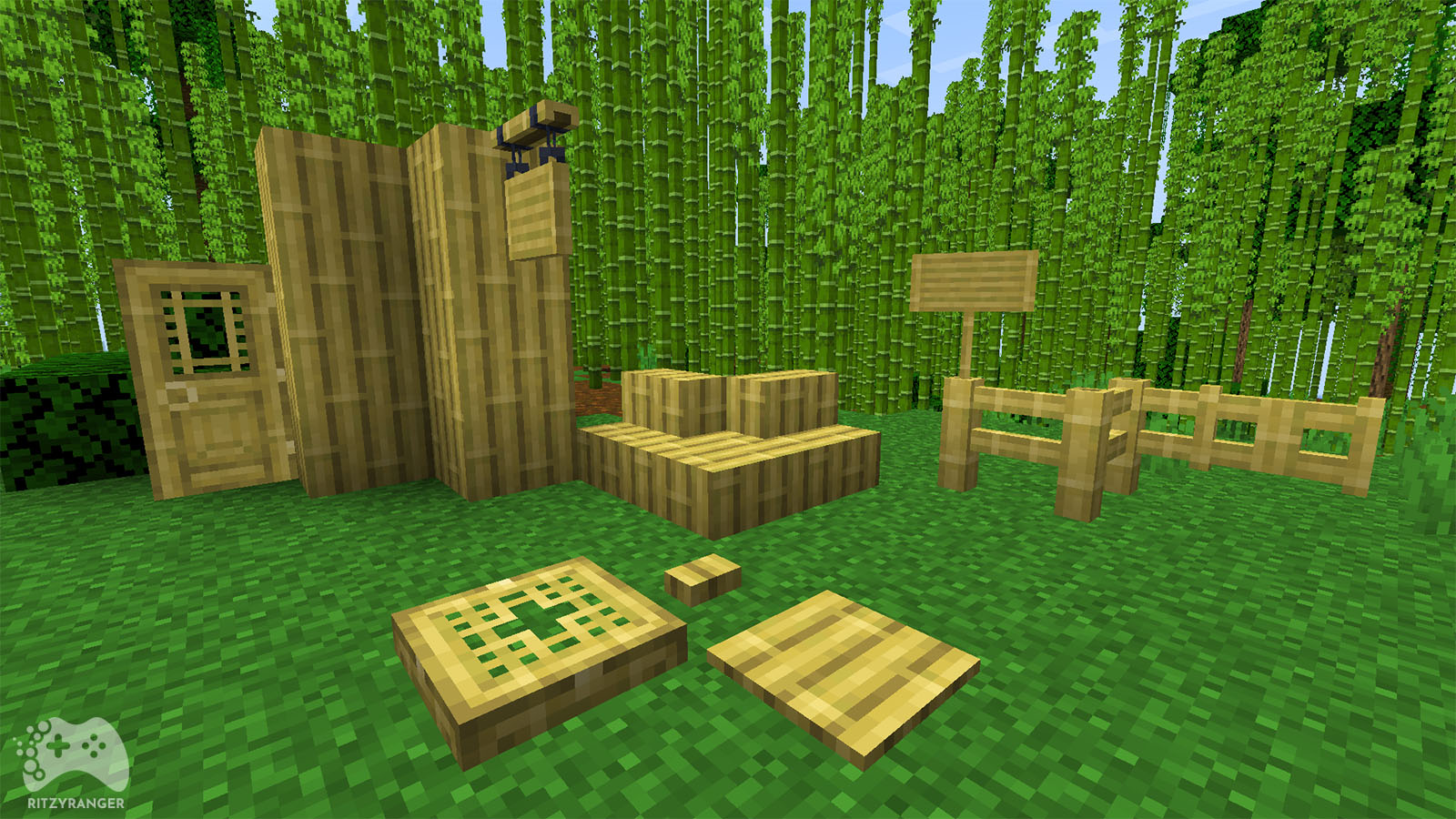 Przedmioty bambusowe Minecraft 1.20 Snapshot 22w42a