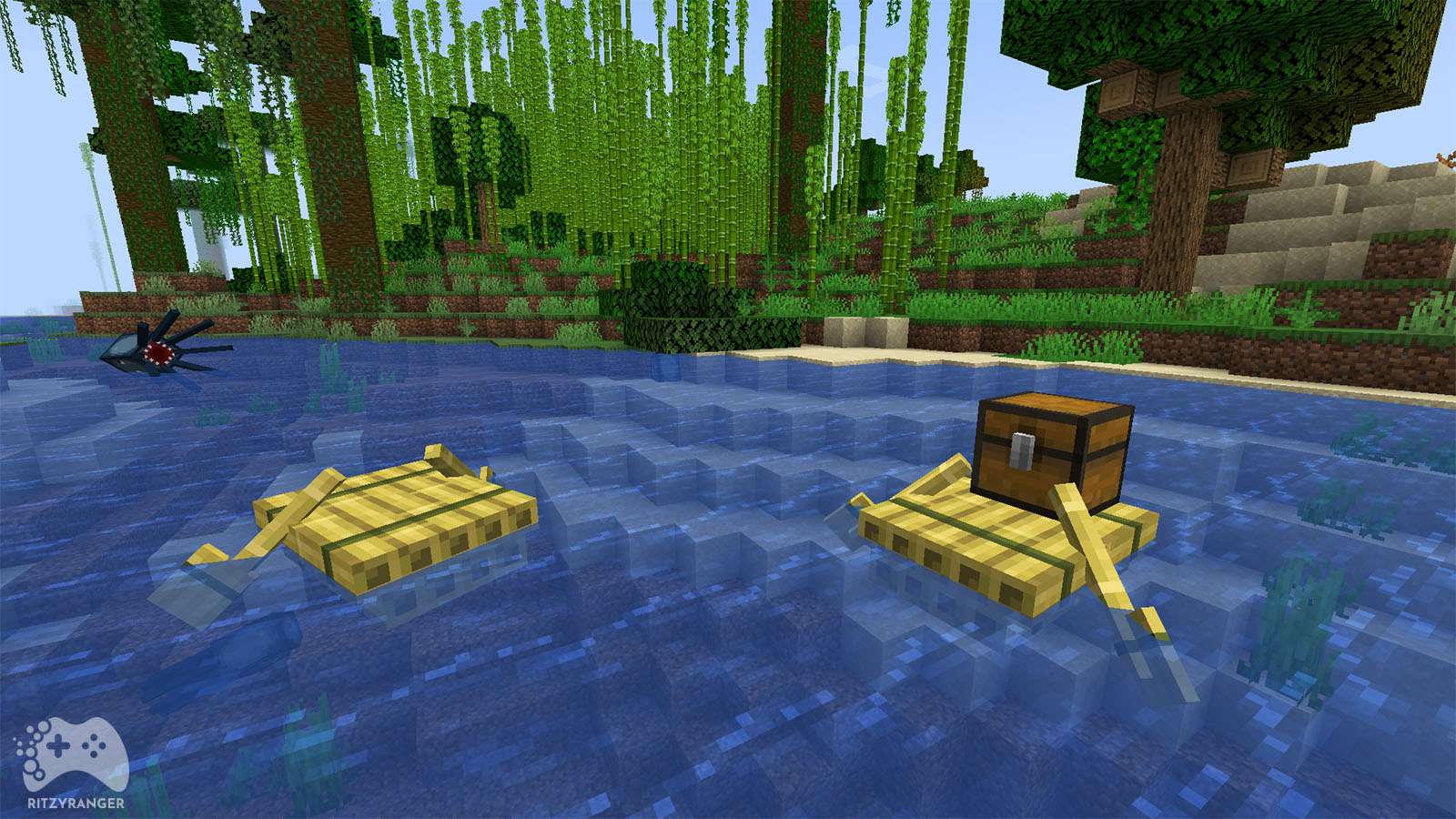 Tratwy bambusowe minecraft 1.20 snapshot 22w42a