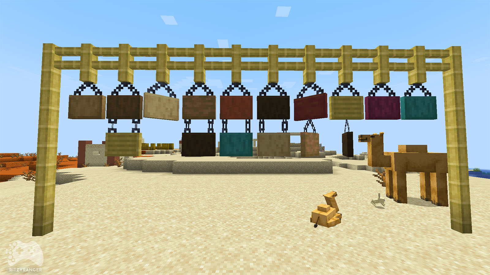 Wiszące tabliczki Minecraft Snapshot 22w42a