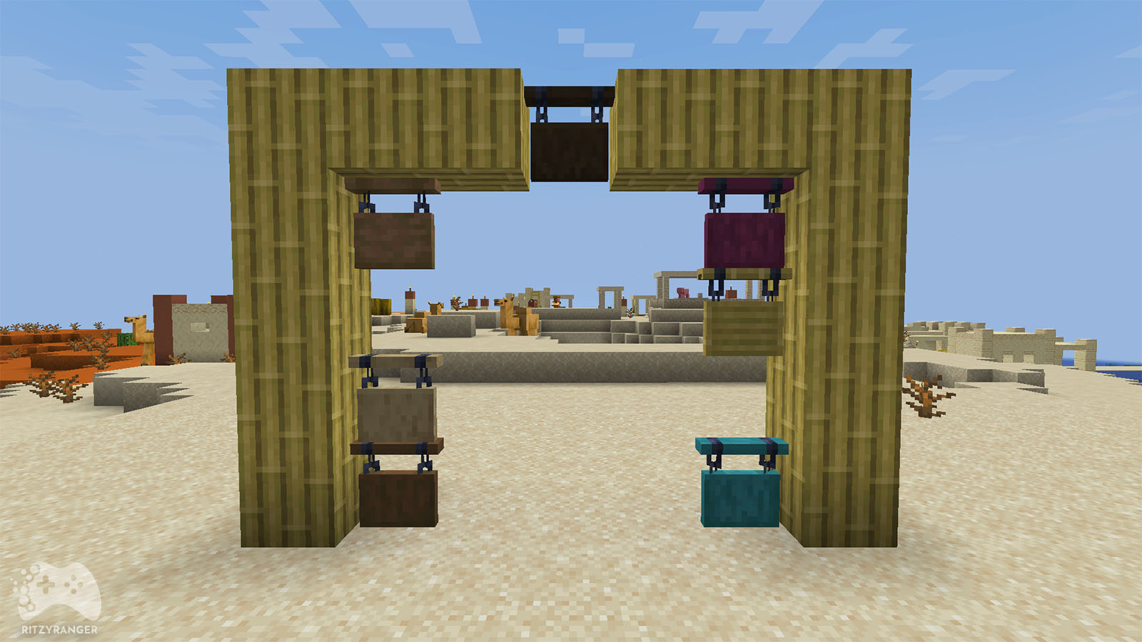 Wiszące znaki Minecraft Snapshot 22w42a