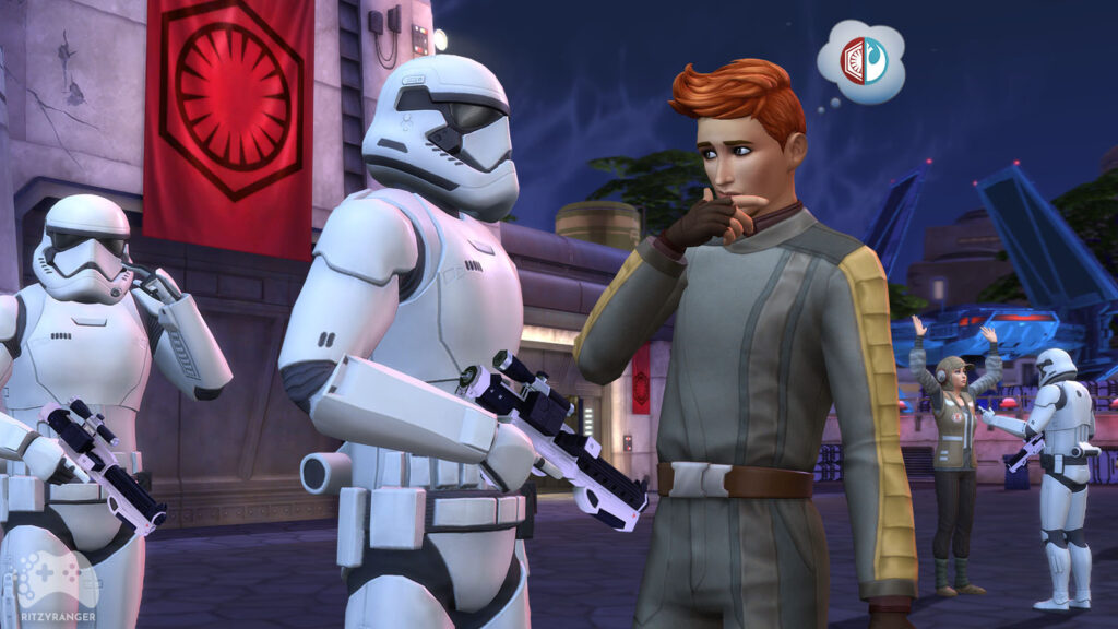 Aktualizacja The Sims 4 z ubraniami Mass Effect