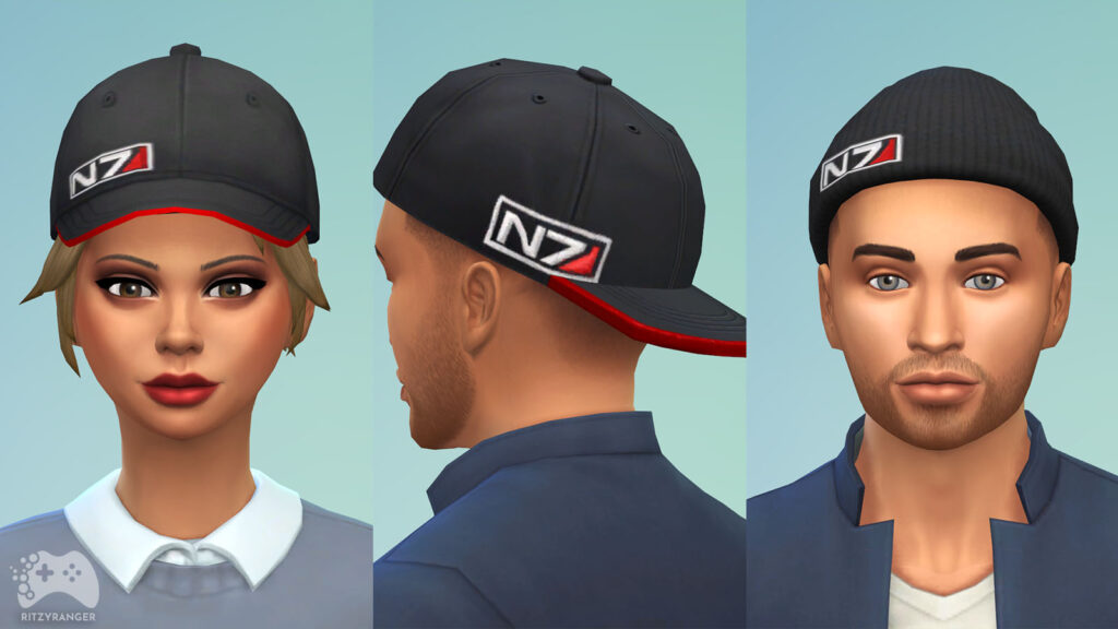 Czapki The Sims 4 Mass Effect