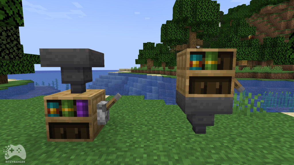 Hoppery i rzeźbione biblioteczki Minecraft 1.20 Snapshot 22w44a